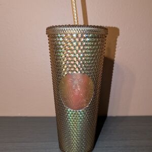 Starbucks Gold Studded Tumbler